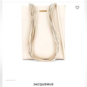Jacquemus Le A4 Tote. Off white. Brand new.